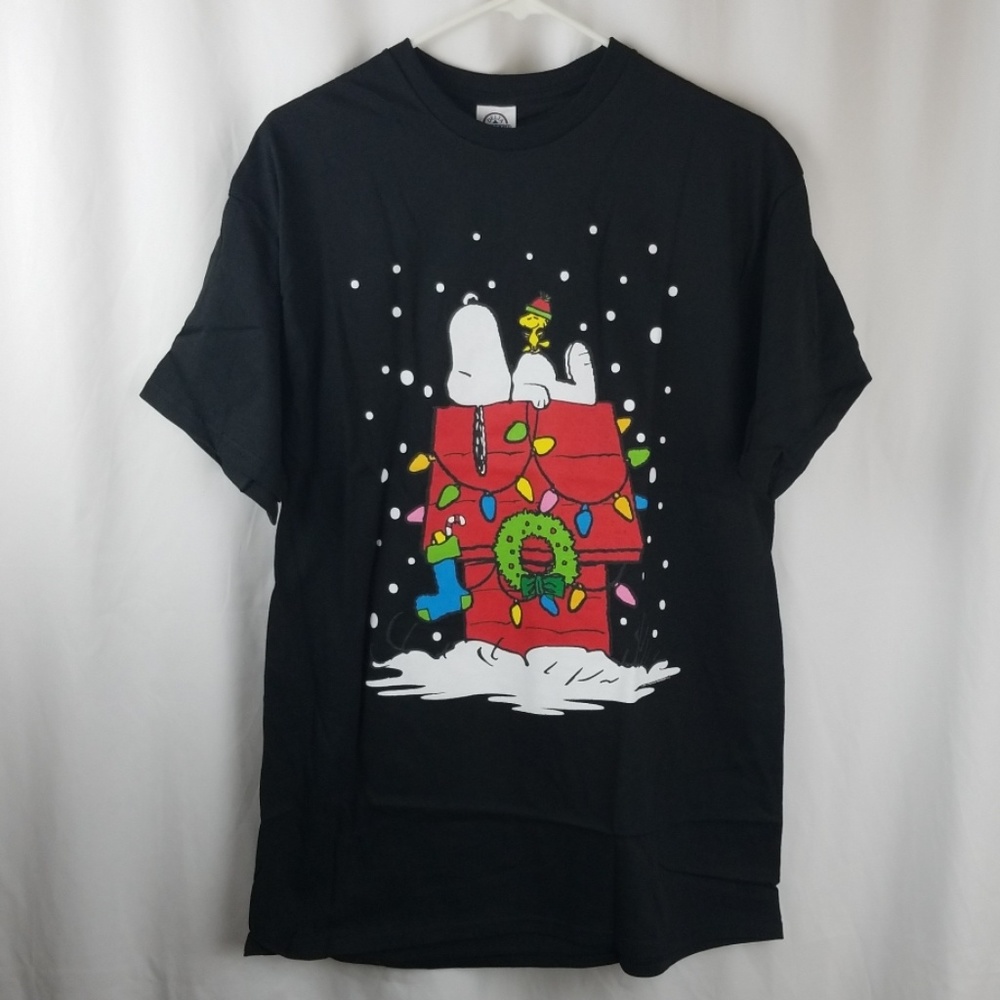 Snoopy and Woodstock Christmas Tee T-shirt